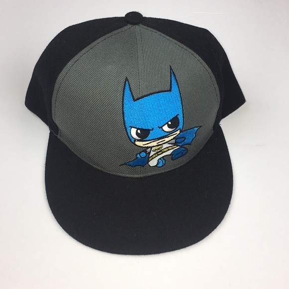 Mens Batman Black Hat Six Flags 